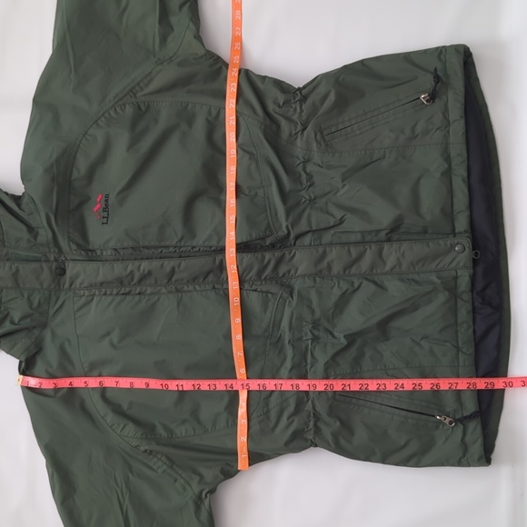 L.L. Bean Gore Tex XCR Insulated Down Parka Olive Green WMN size Large Vintage - Picture 10 of 12